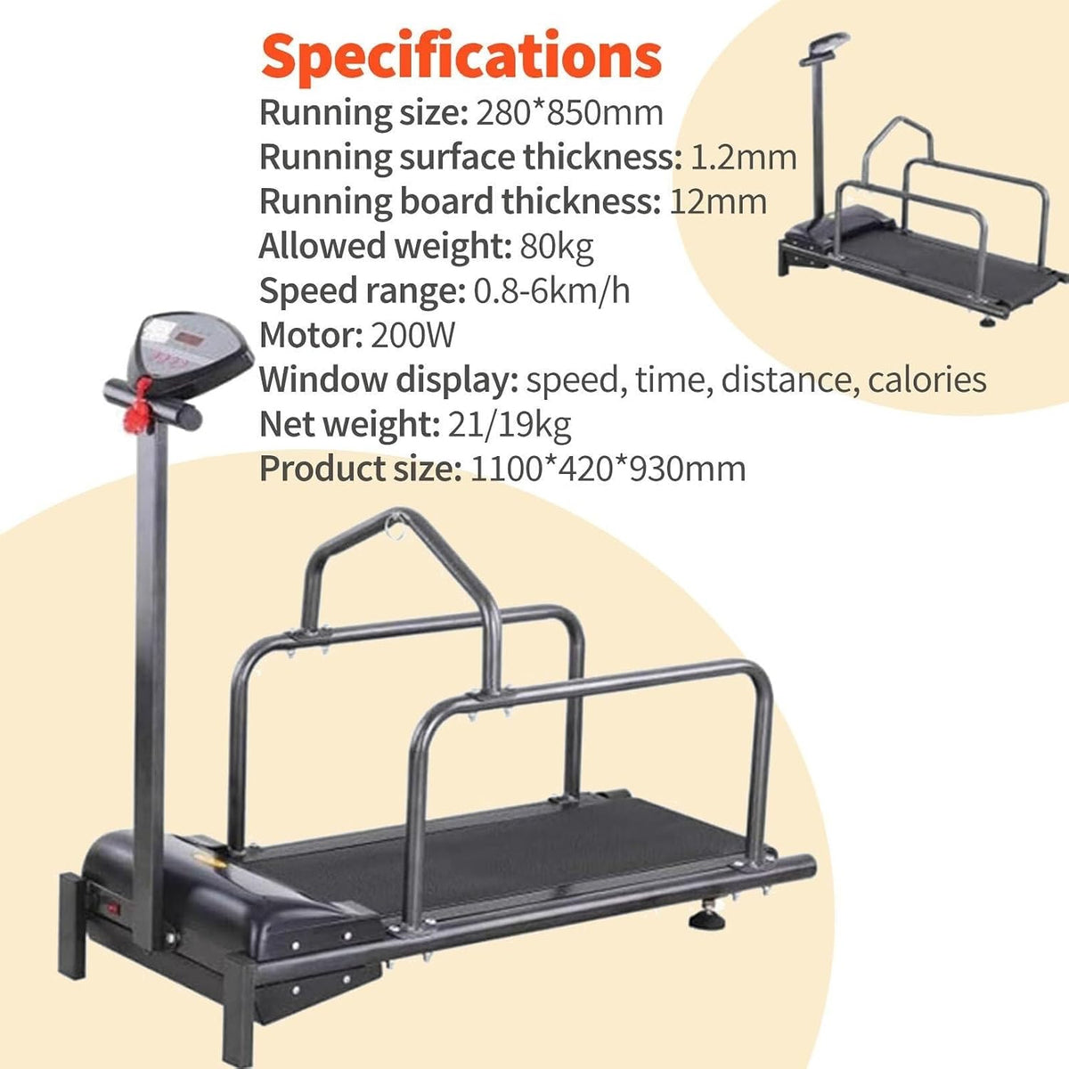 Dog Treadmill Indoor Pet Exercise Machine for Small, Medium & Large Dogs up to 176 lbs - Home Fitness with LCD Dis